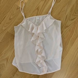 Sheer pink top
